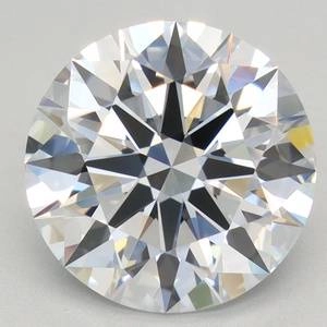 3.29 Carat Round Lab Created Diamond Super Ideal Cut • F Color • VVS2 Clarity