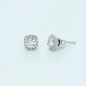 Round Diamond Earring
