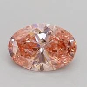1.51 Ct. Fancy Intense Pink Oval Lab Created Diamond