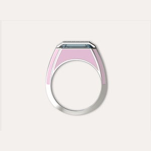 Prism Chroma Artdeco Signet Ring