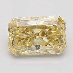 1.0 Ct. Fancy Intense Yellow Radiant Lab Created Diamond