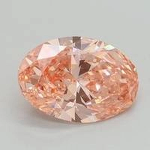 0.81 Ct. Fancy Intense Pink Oval Lab Created Diamond