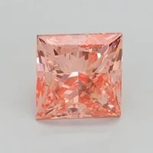 2.78 Ct. Fancy Vivid Pink Princess Lab Created Diamond