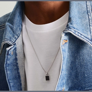 Black Onyx Pendant Necklace
