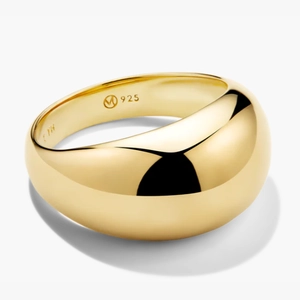 Dôme Ring 18k Gold Vermeil