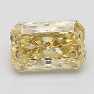 1.0 Ct. Fancy Intense Yellow Radiant Lab Created Diamond