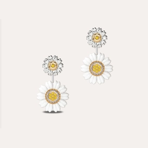 Daydreaming Daisy Diamond Drop Earrings