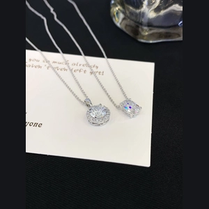 Classic Round Diamond Pendant