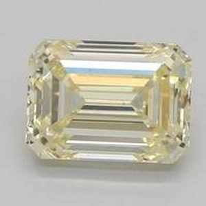 2.05 Ct. Fancy Yellow Emerald Lab Created Diamond